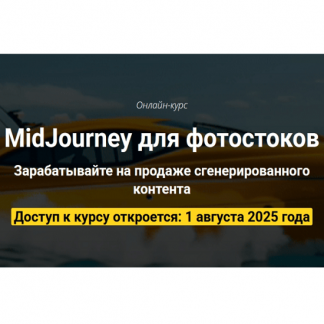 [Вадим Закиров] MidJourney для фотостоков (2025) [Пакет Самостоятельный]