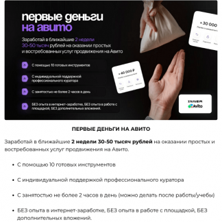 [Владимир Иннер] Первые деньги на авито (2025) [Тариф Специальный]