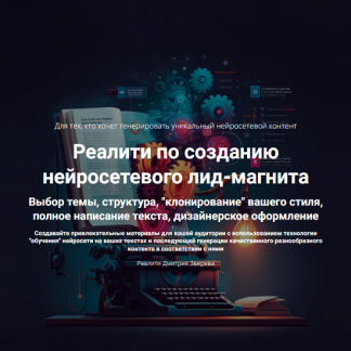 [Дмитрий Зверев] Реалити по созданию нейросетевого лид-магнита (2025) [Тариф Мини-реалити]
