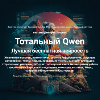 [Дмитрий Зверев] Тотальный Qwen (2025) [Тариф Стандарт]