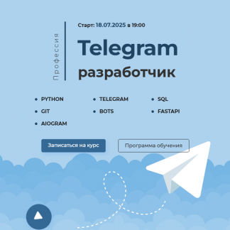 [itProger] Профессия Telegram разработчик (2025) [Тариф Мини]