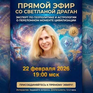 [Светлана Драган] Прямой эфир со Светланой Драган 22.02.2026