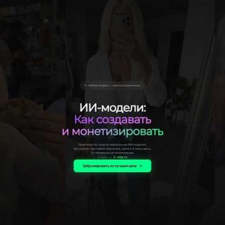 [Стас Шергин] ИИ-модели: как создавать и монетизировать (2026) [Тариф Старт]