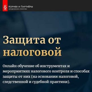 [Антон Корнев] Защита от налоговой (2025) [Оптимальный пакет]