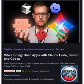 [Арнольд Оберлейтер] Vibe Coding: Создавайте приложения с помощью Claude Code, Cursor и Codex (2026) [Udemy]