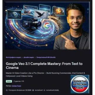 [Chetan Pujari] Полный курс по Google Veo 3.1: от текстового промпта до создания фильма (2026) [Udemy]