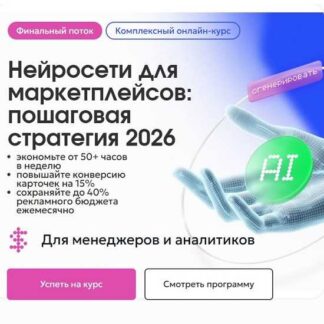 [Алексей Морозов, Анна Бициохо, Мариам Макарян] Нейросети для маркетплейсов: пошаговая стратегия 2026 [Тариф Самостоятельный] [mpstats]