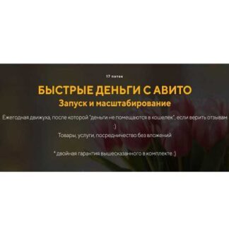 [Евгений Дорохин] Быстрые деньги с авито. Запуск и масштабирование (17 поток - внедрение и упрощение) (2026)