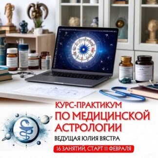 [Юлия Вястра] Курс-практикум по медицинской астрологии (2026) [Тариф Стандарт] (Занятия 13-16)
