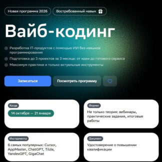 [Нетология] Вайб-кодинг (2026)
