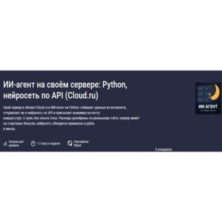 [Максим Мигутин] ИИ-агент на своём сервере: Python, нейросеть по API (Cloud.ru) (2026) [Stepik]